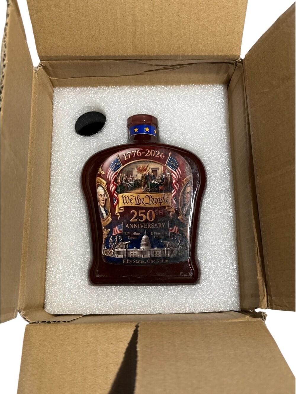 Commemorative Decanter 250th Anniversary 1776-2026 We The People - New in box